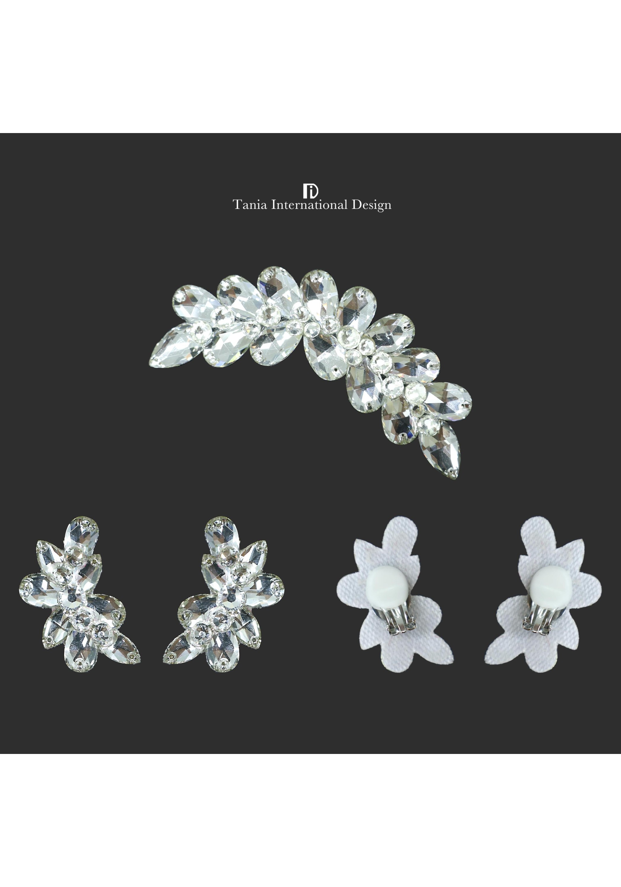 Elegance one-set Jewelry Earrings Headpiece TN019