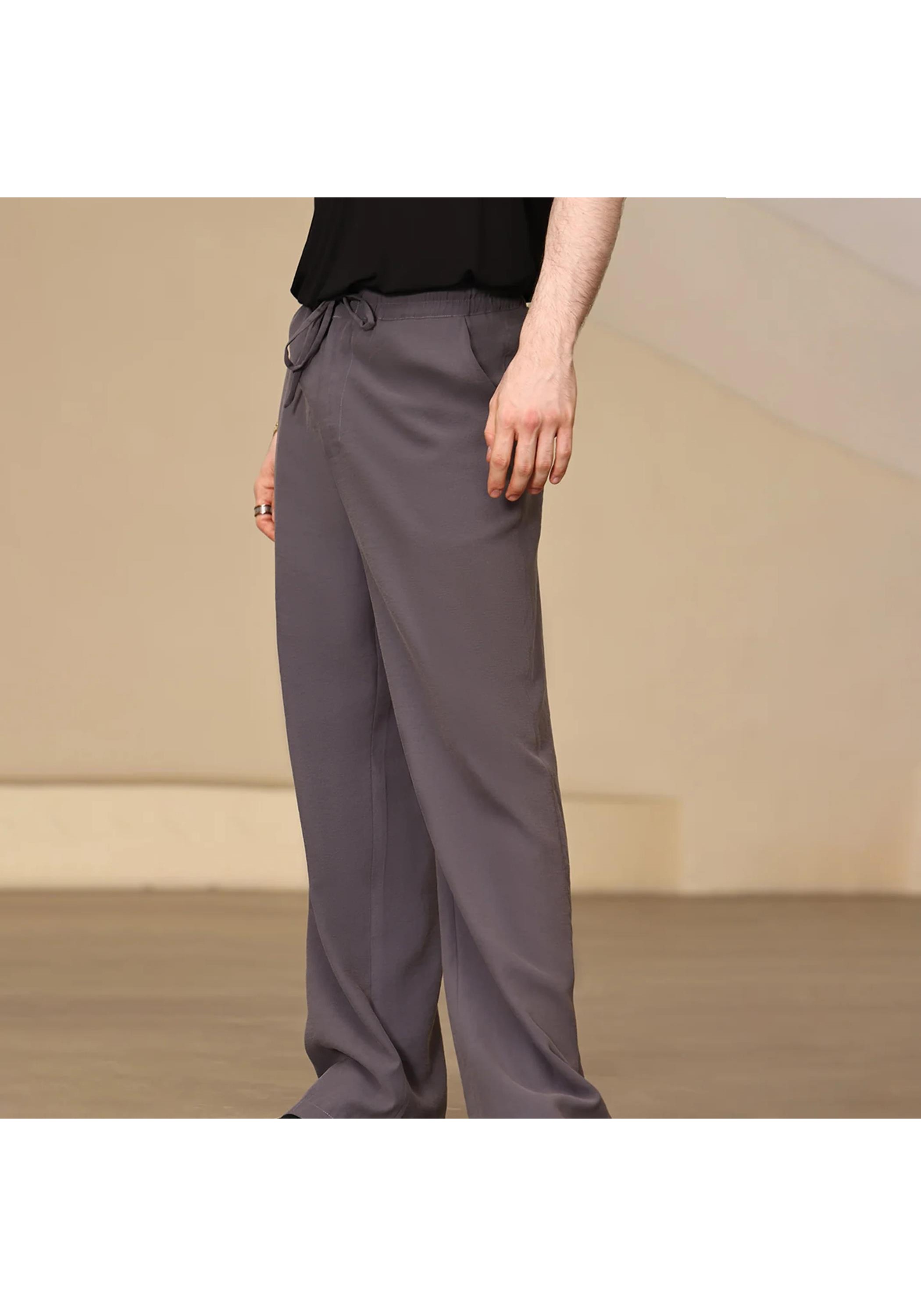 UDANCE Men's Latin Dance Pants Standard Ballroom Practice Performance Trousers A29