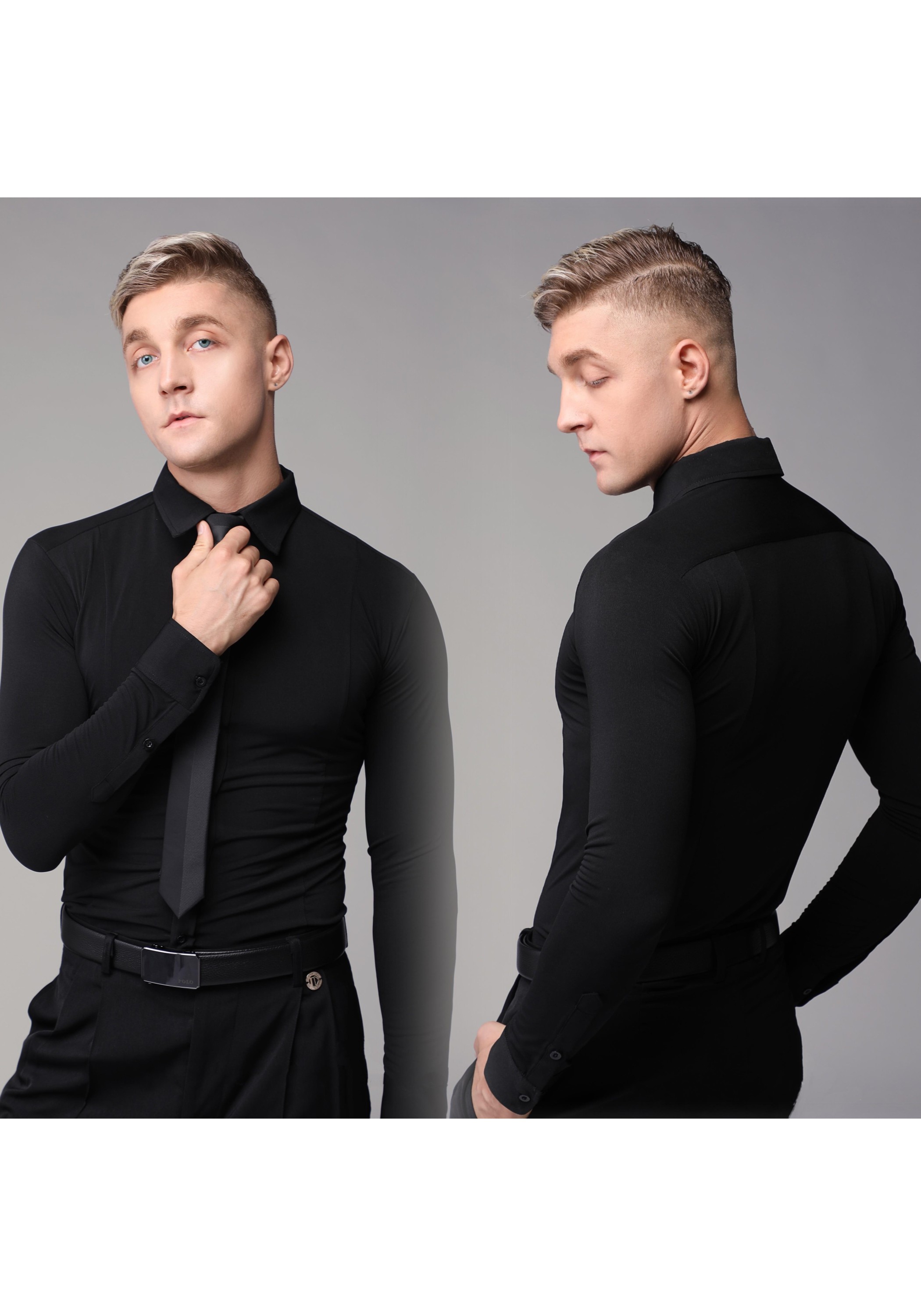 TID Dancewear Ballroom Contemporary Stretch Shirt M004