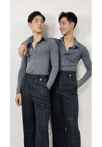 TID Dancewear Ballroom Contemporary Stretch Shirt M004