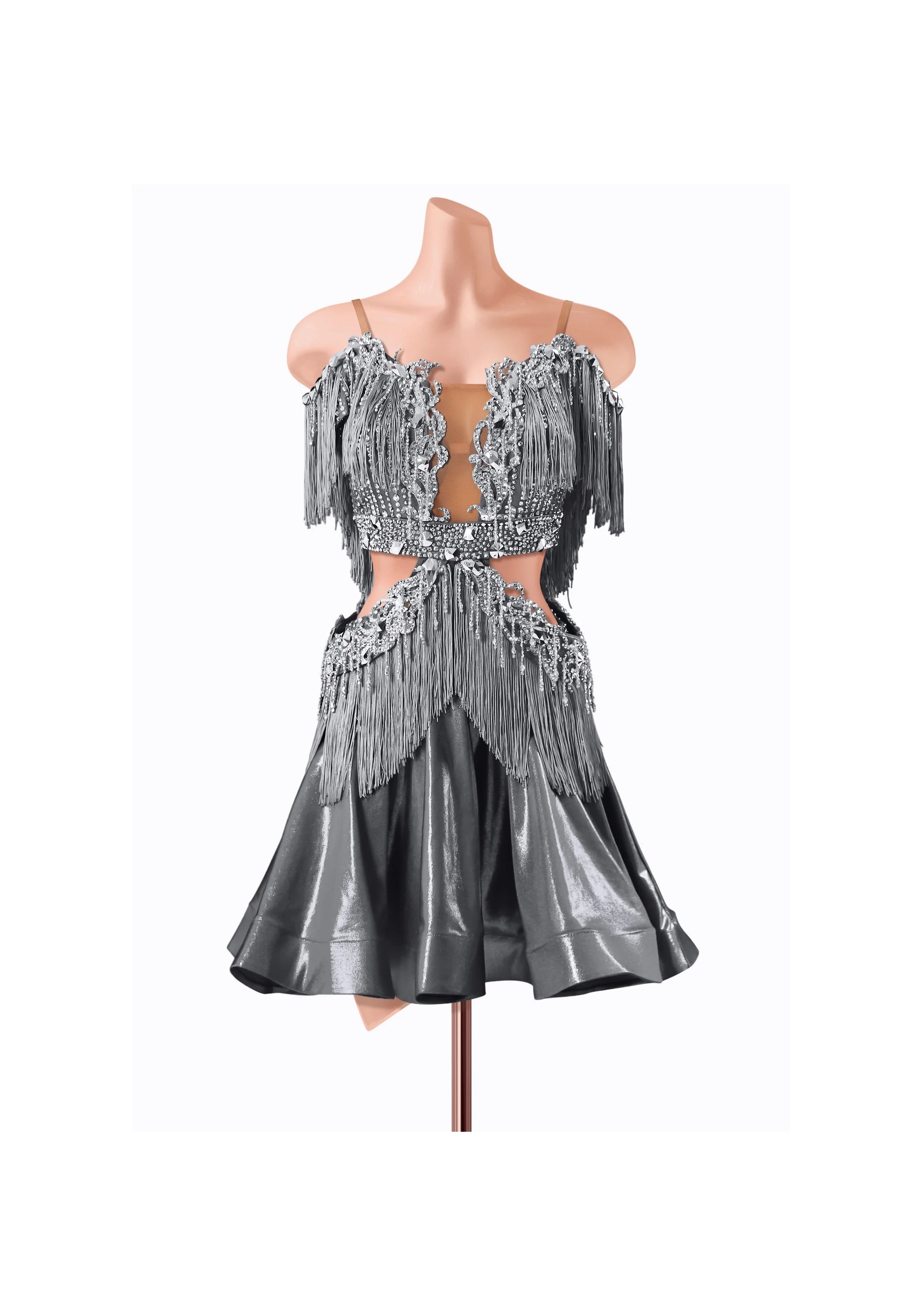 Metallic Radiance Latin Dress TID-LM1077