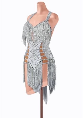 Metallic Groove Latin Dress TID-LM1118