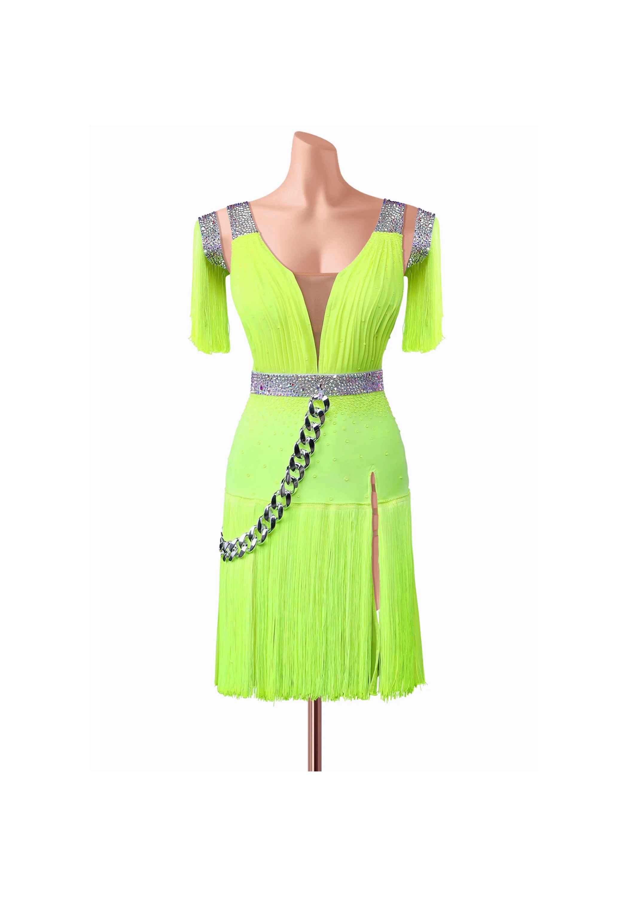 Electric Chain Latin Dress TID-LM0515