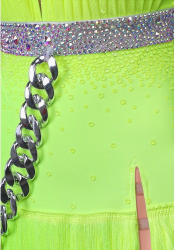 Electric Chain Latin Dress TID-LM0515