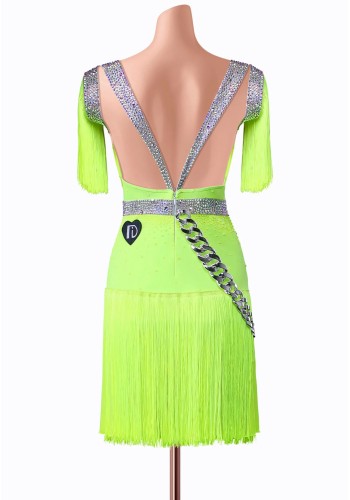 Electric Chain Latin Dress TID-LM0515