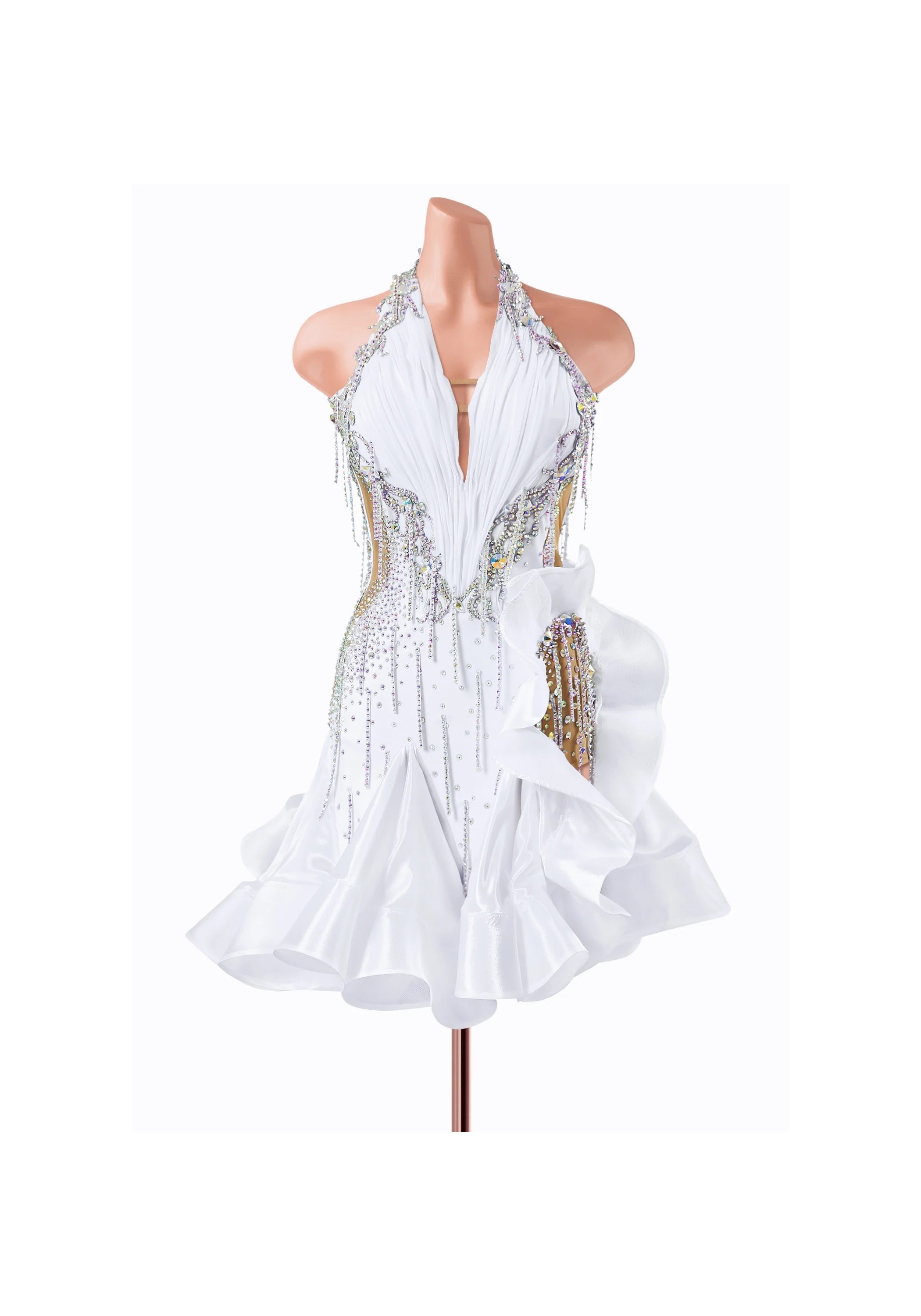 Frilled Radiance Latin Dress TID-LM1150