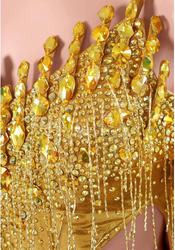 Gilded Grace Latin Dress TID-LM1192