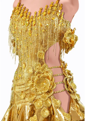 Gilded Grace Latin Dress TID-LM1192