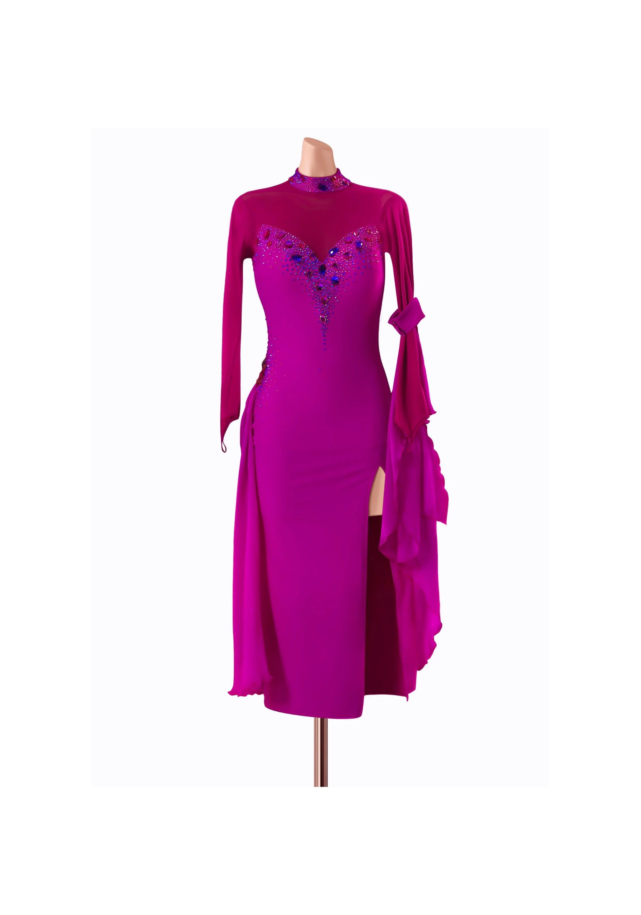 Blush Blaze Latin Dress TID-LM1161