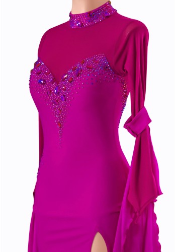 Blush Blaze Latin Dress TID-LM1161