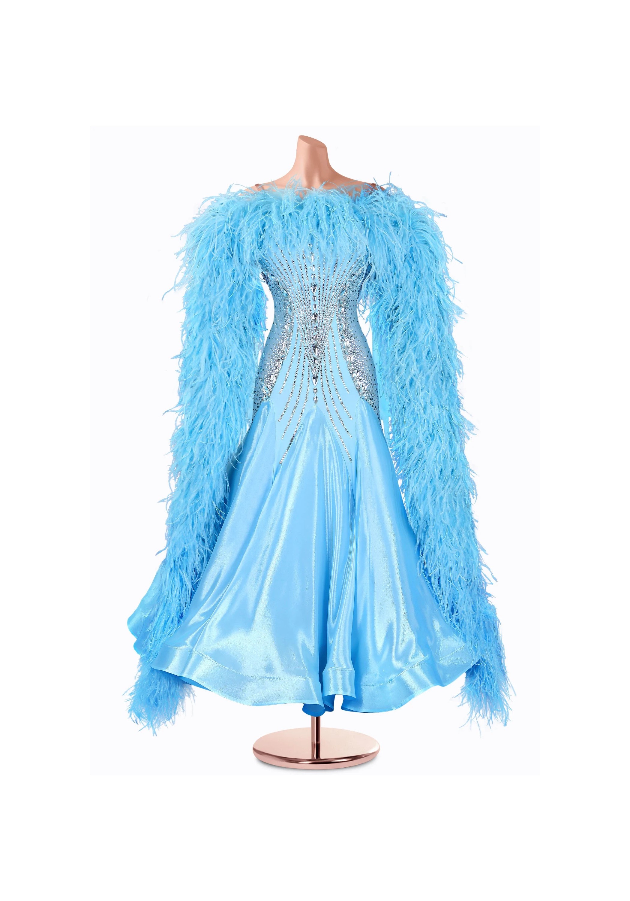 Elsa Crystal Ballroom Gown TID-BM1009