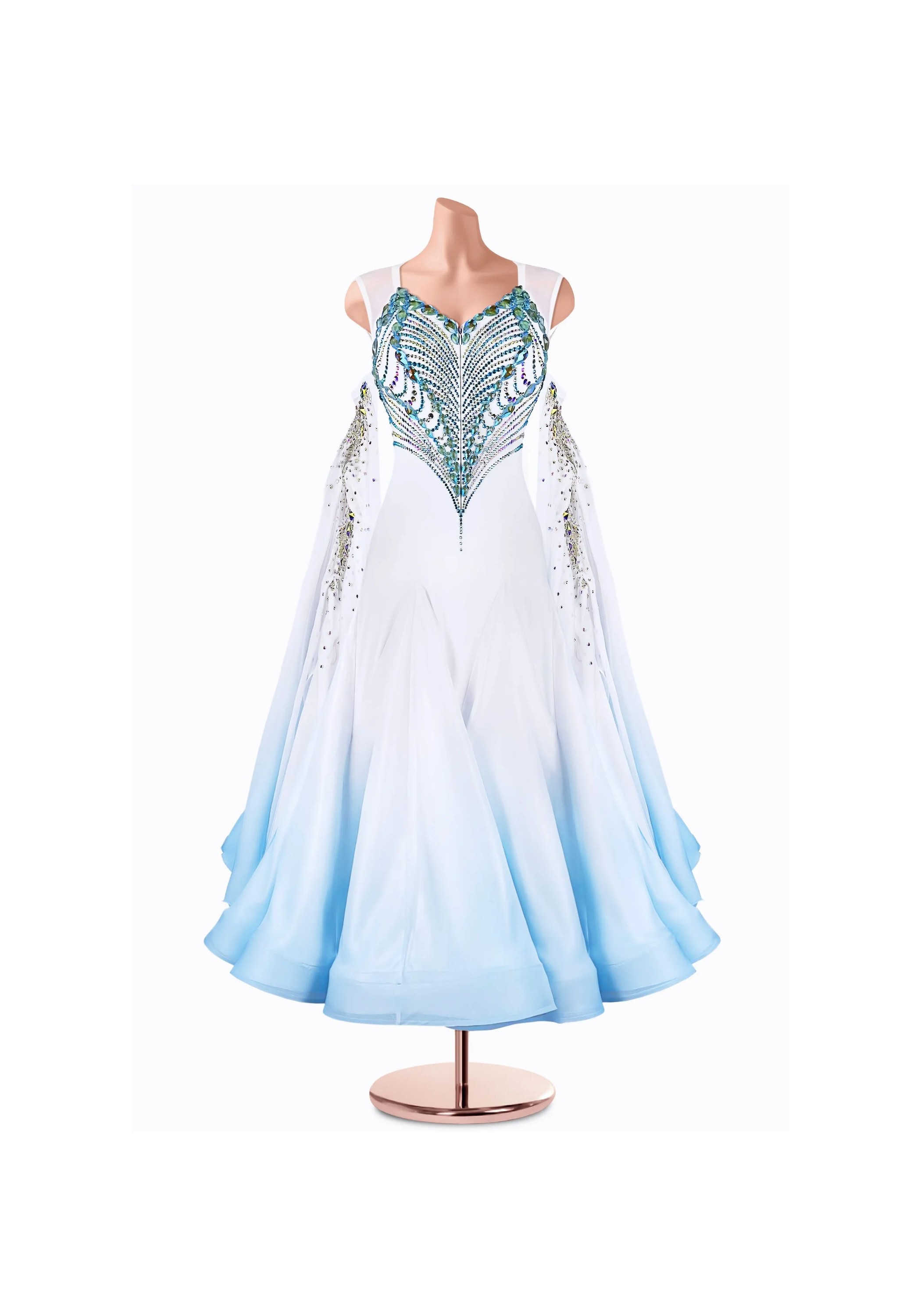 Cosmic Teardrop Ballroom Gown TID-BM0980