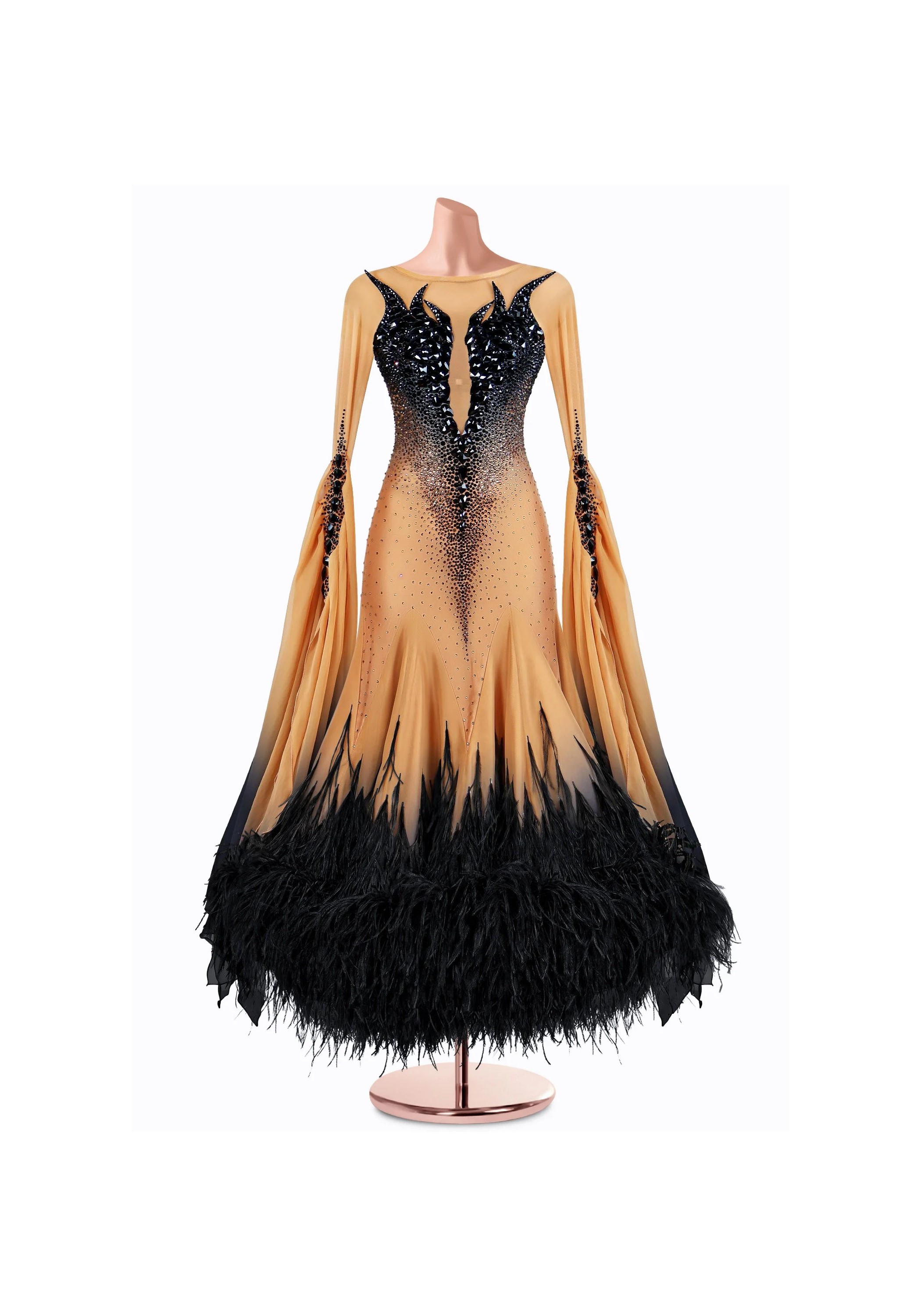 Flaming Sands Ballroom Gown TID-BM0983