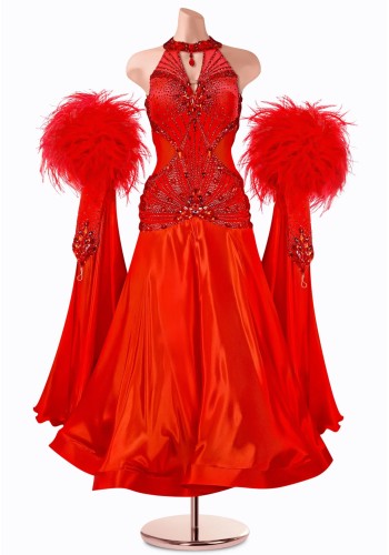 Halter Phoenix Ballroom Gown TID-BM0995