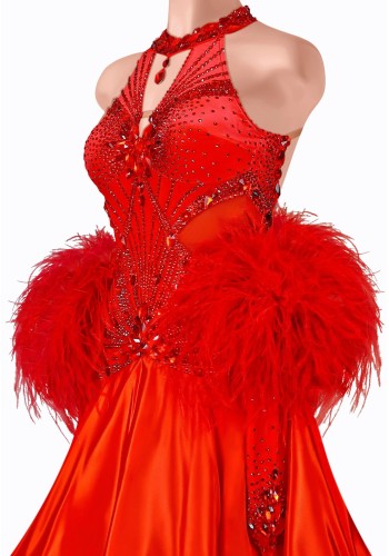 Halter Phoenix Ballroom Gown TID-BM0995