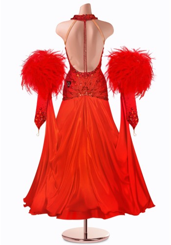 Halter Phoenix Ballroom Gown TID-BM0995