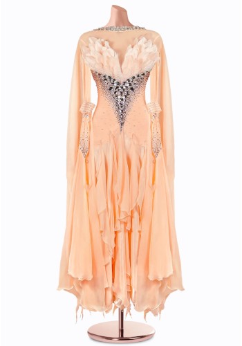 Sundance Feather Ballroom Gown TID-BM0986