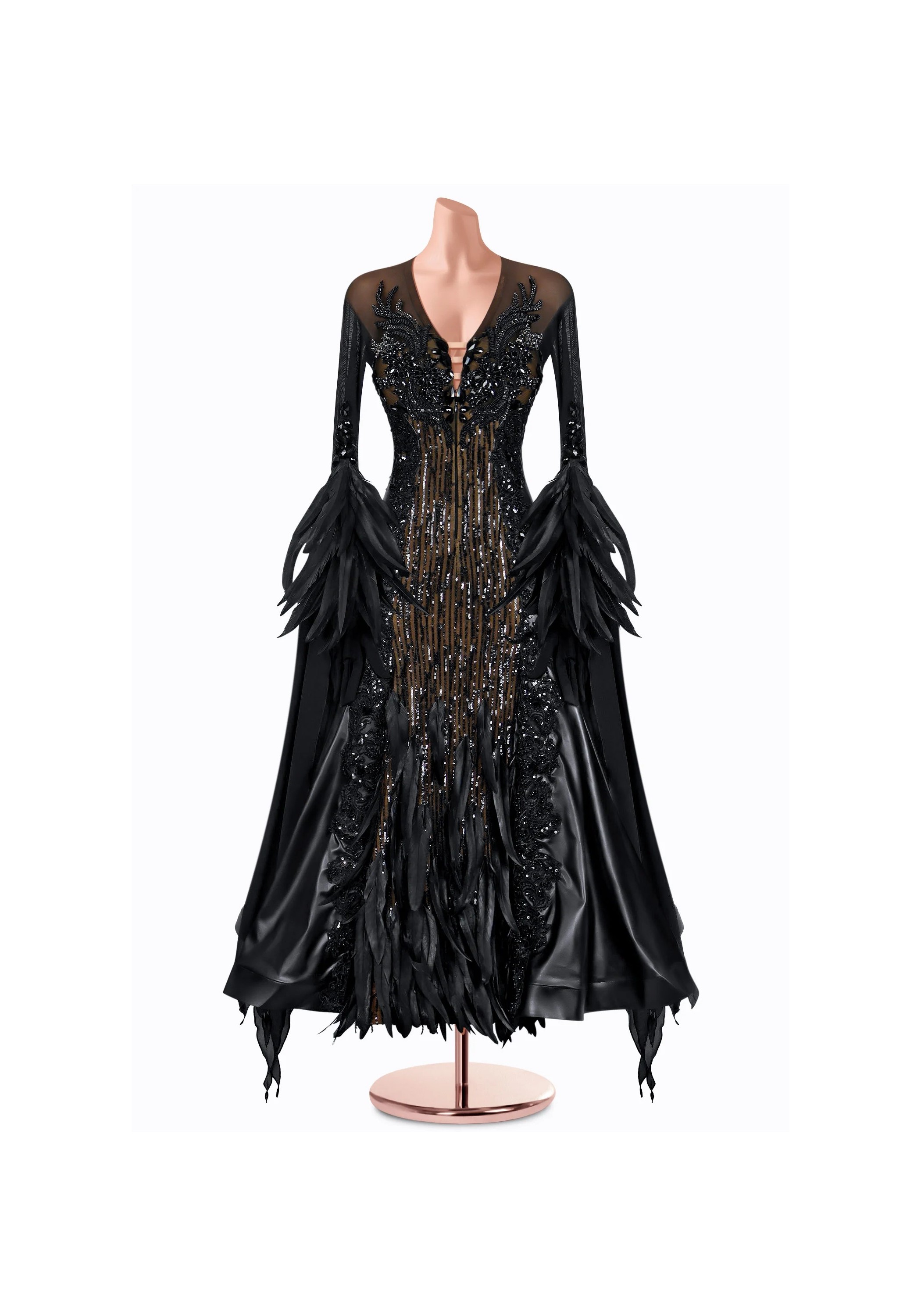 Dark Delight Ballroom Gown TID-BM0989