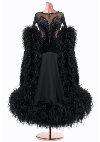 Darkness Delight Ballroom Gown TID-BM0993