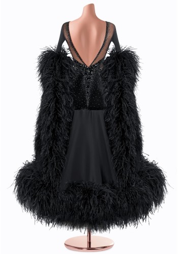 Darkness Delight Ballroom Gown TID-BM0993