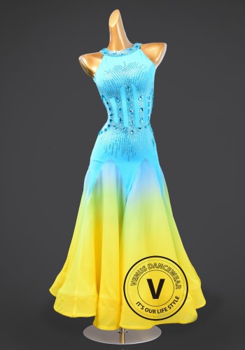 Dawn Radiance Ballroom Gown Waltz Ballroom Dress Smooth Competition Dresses