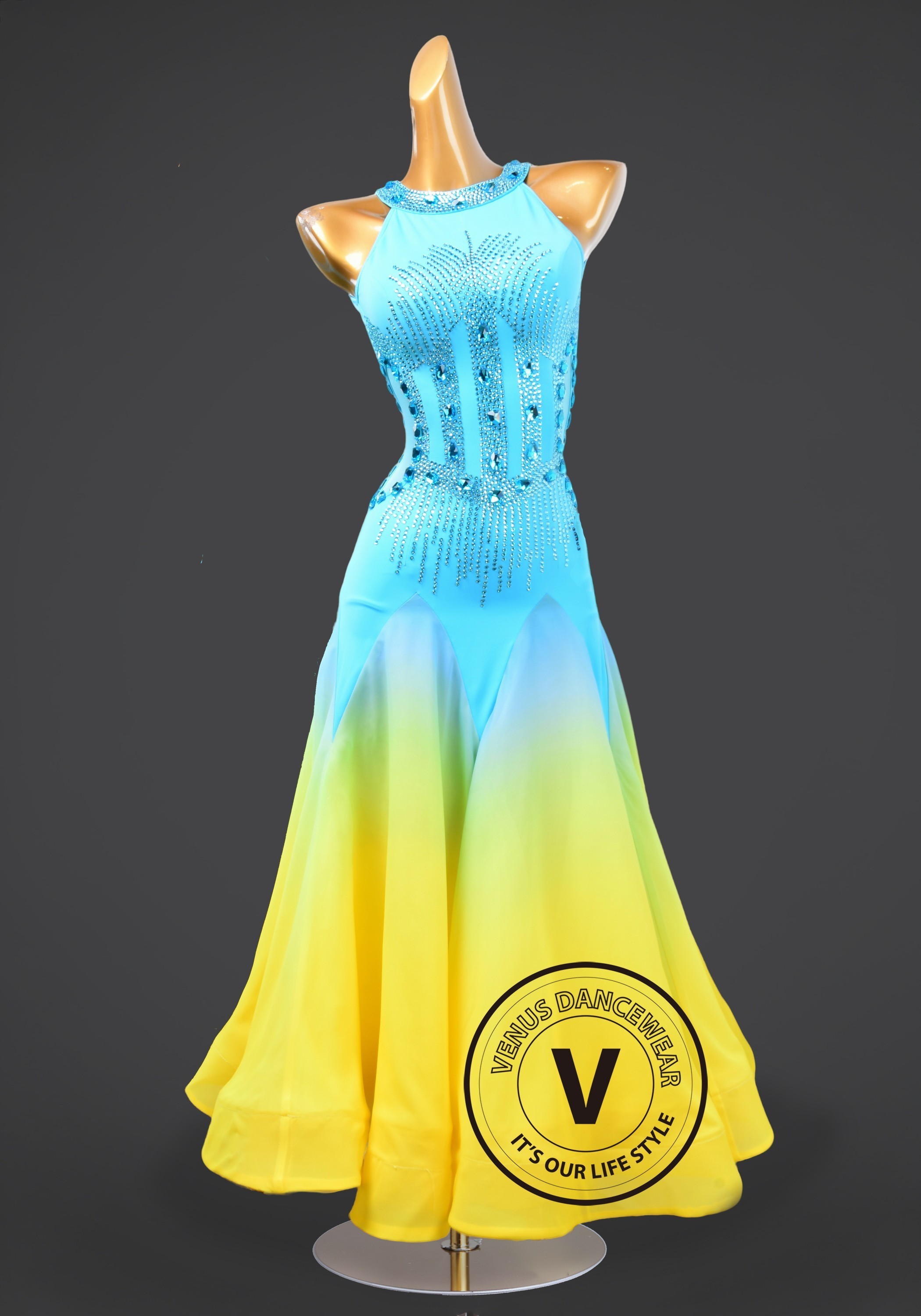 Dawn Radiance Ballroom Gown Waltz Ballroom Dress Smooth Competition Dresses