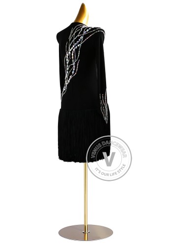 Starlight Trail Latin Rhythm Chacha Salsa Rumba Competition Dance Dress