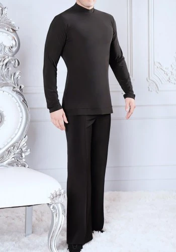 Mens Simple Turtleneck Tunic without Trunk MS09
