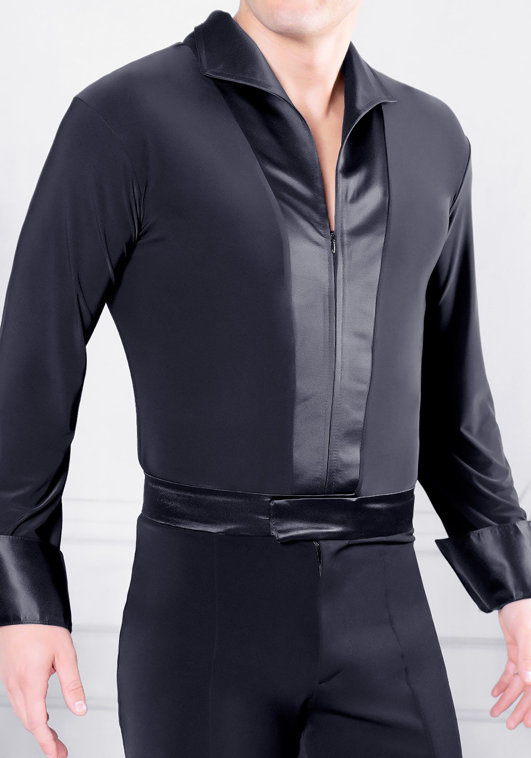 Mens Satin Collared Shirt MS42