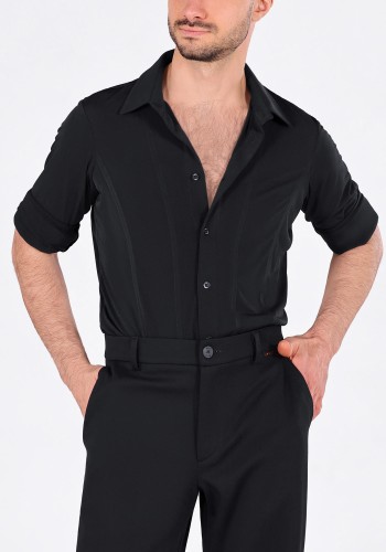 Mens Long-Sleeve Dance Shirt MS13