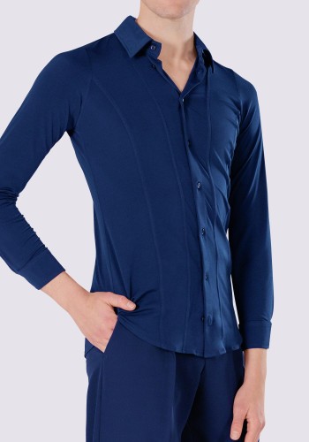 Mens Long-Sleeve Dance Shirt MS13