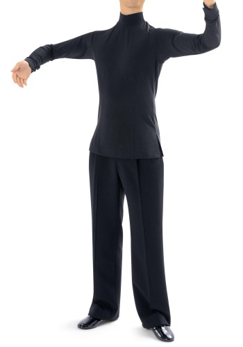 Men's Tuxedo Dance Shirt with Pleated Front MS15