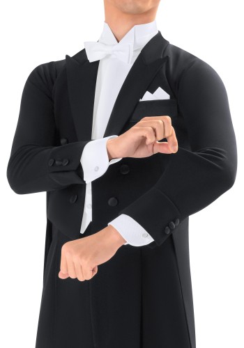 Men's Classic Peak Lapel Ballroom Competition Tailsuit TS01