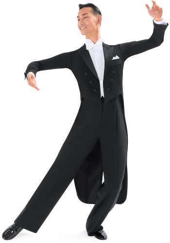 Men's Classic Peak Lapel Ballroom Competition Tailsuit TS01