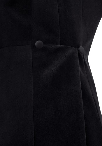 Men's Velvet Ballroom Tailsuit with Satin Lapels & Trousers TS02