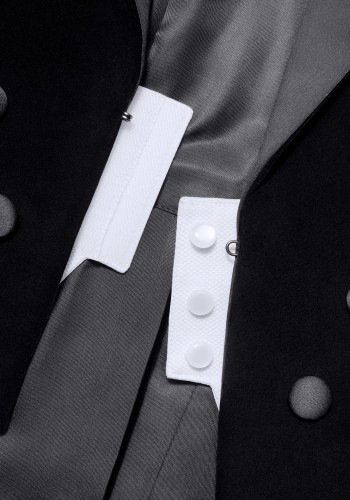 Men's Velvet Ballroom Tailsuit with Satin Lapels & Trousers TS02