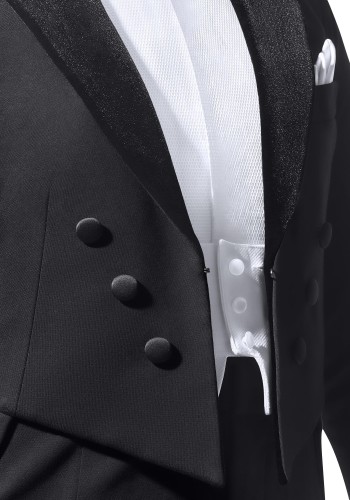 Men's Ballroom Tailsuit with Velvet Peak Lapel TS04