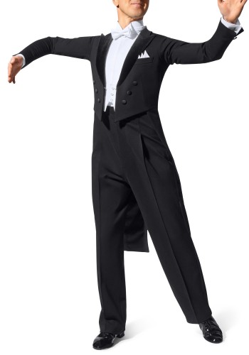 Men's Ballroom Tailsuit with Velvet Peak Lapel TS04